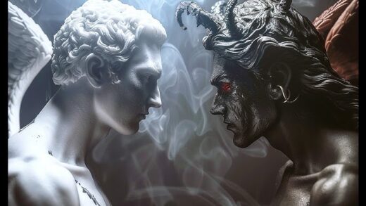 Duality of human nature – good vs evil shadow