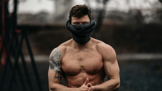 selective focus photography of man