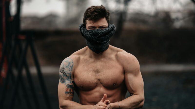 selective focus photography of man