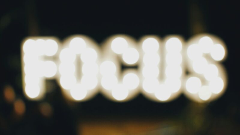 turned on Focus signage